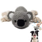 Beniqu Interactive Koala Stuffed Squeaking Dog Plush Toy