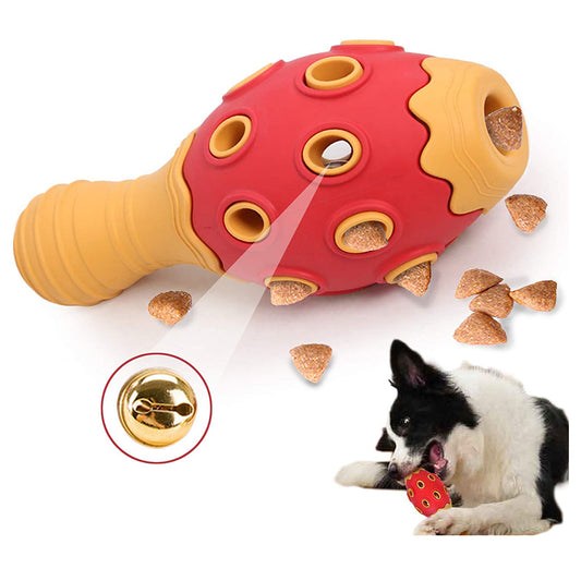Beniqu Multifunctional Interactive Vocal Bowling Ball Dog Chew Toys